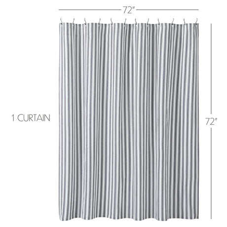 80492-Sawyer-Mill-Black-Ticking-Stripe-Shower-Curtain-72x72-image-1