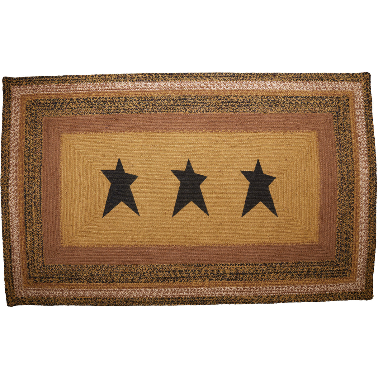 70716-Kettle-Grove-Jute-Rug-Rect-Stencil-Star-w-Pad-36x60-image-2