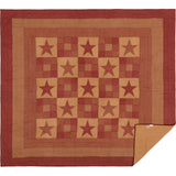 51726-Ninepatch-Star-King-Quilt-Set-1-Quilt-105Wx95L-w-2-Shams-21x37-image-5