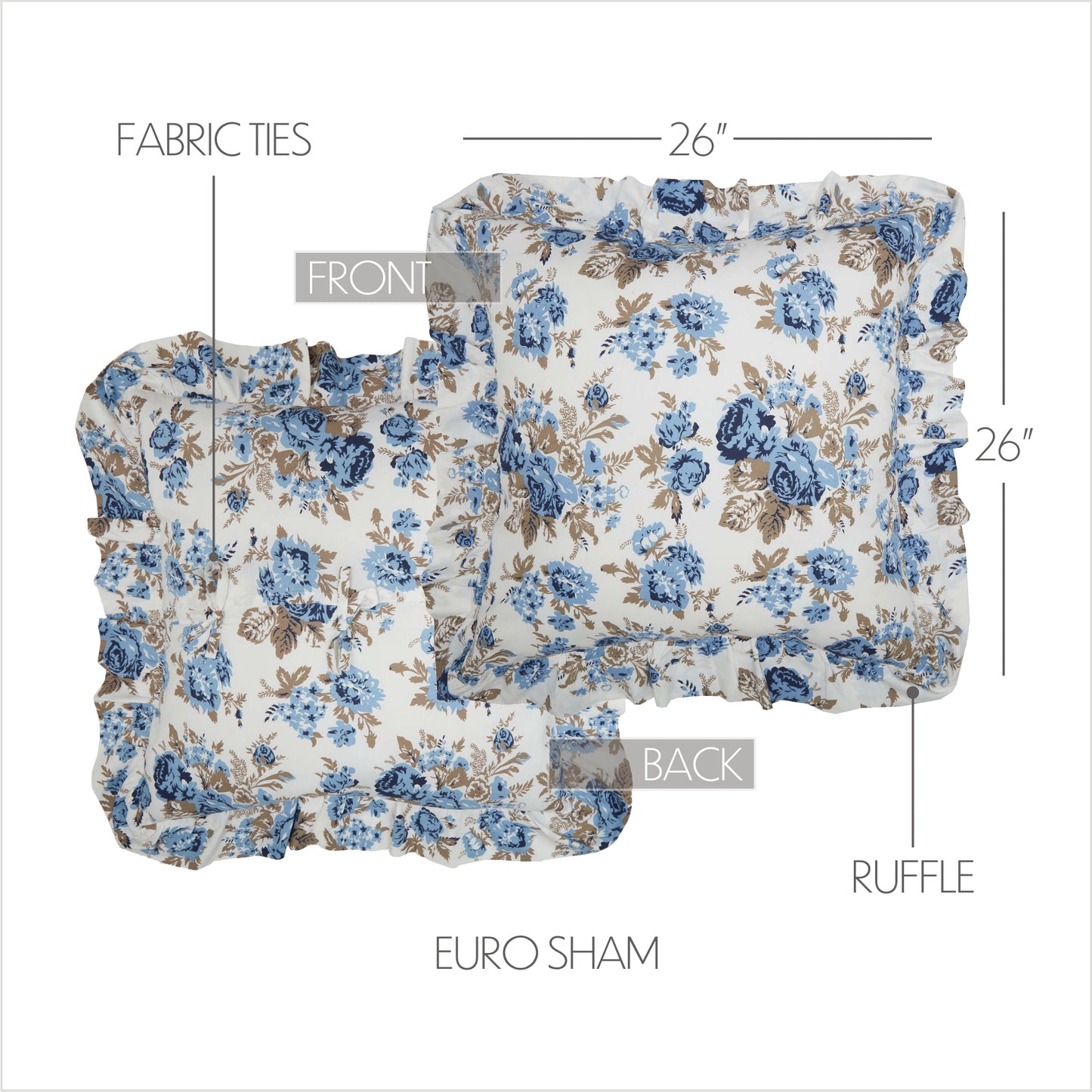 69997-Annie-Blue-Floral-Fabric-Euro-Sham-26x26-image-1