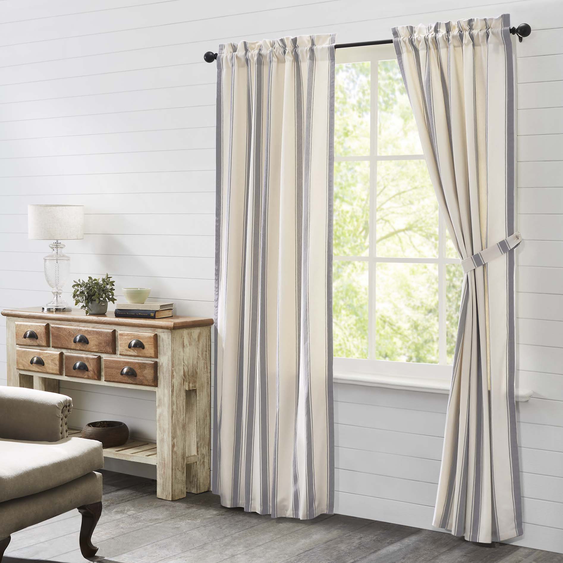 VHC Brands Grace Grain Sack Panel - Thumbnail 5