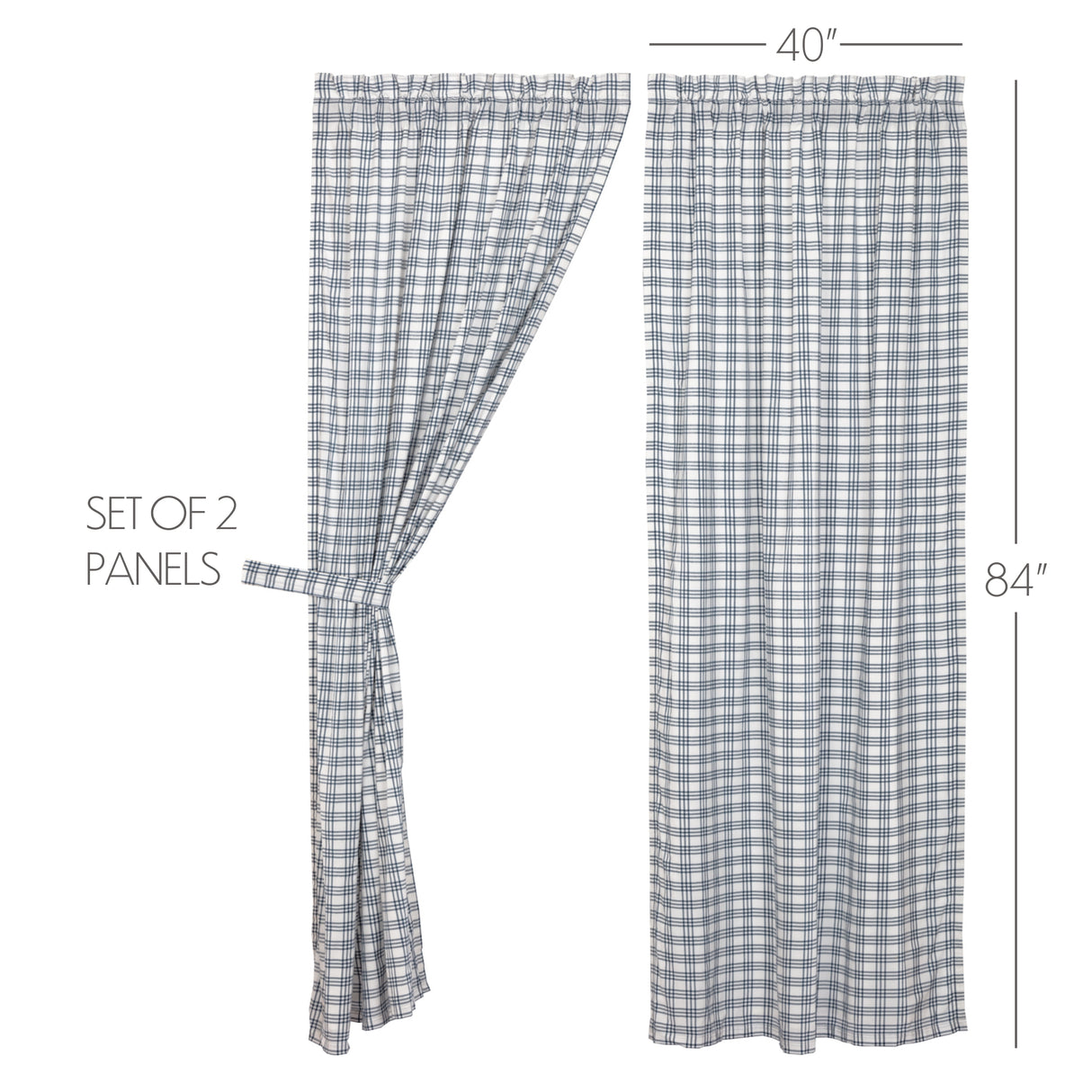 51280-Sawyer-Mill-Blue-Plaid-Panel-Set-of-2-84x40-image-1