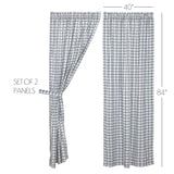 51280-Sawyer-Mill-Blue-Plaid-Panel-Set-of-2-84x40-image-1