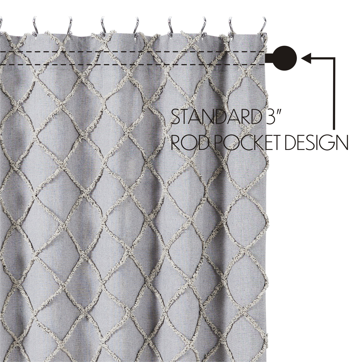 80518-Frayed-Lattice-Creme-Black-Shower-Curtain-72x72-image-5