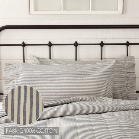 51862-Hatteras-Seersucker-Blue-Ticking-Stripe-King-Pillow-Case-Set-of-2-21x40-image-2