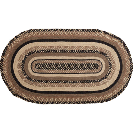 69398-Sawyer-Mill-Charcoal-Creme-Jute-Rug-Oval-w-Pad-27x48-image-2