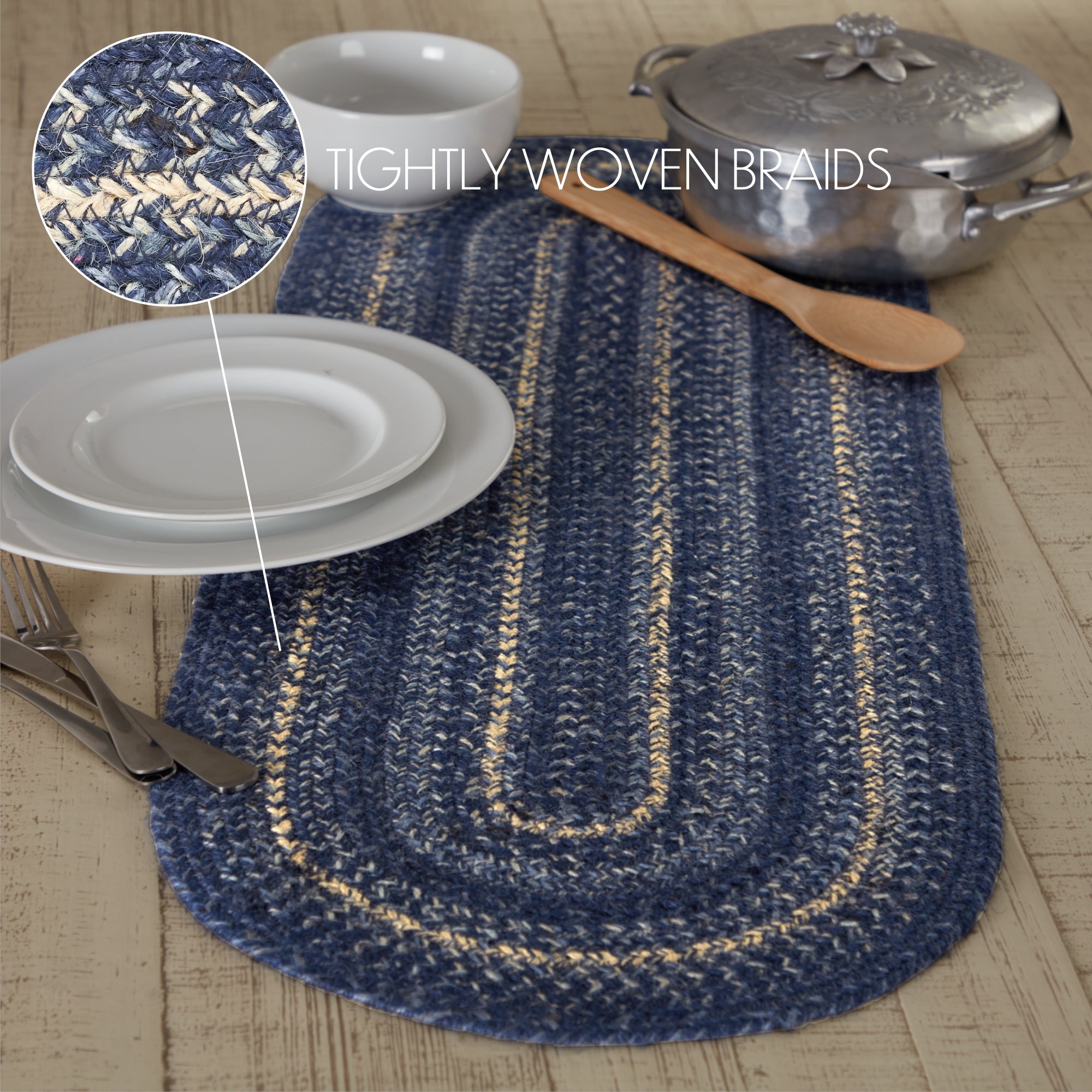 VHC Brands Great Falls Jute Runner - Thumbnail 3