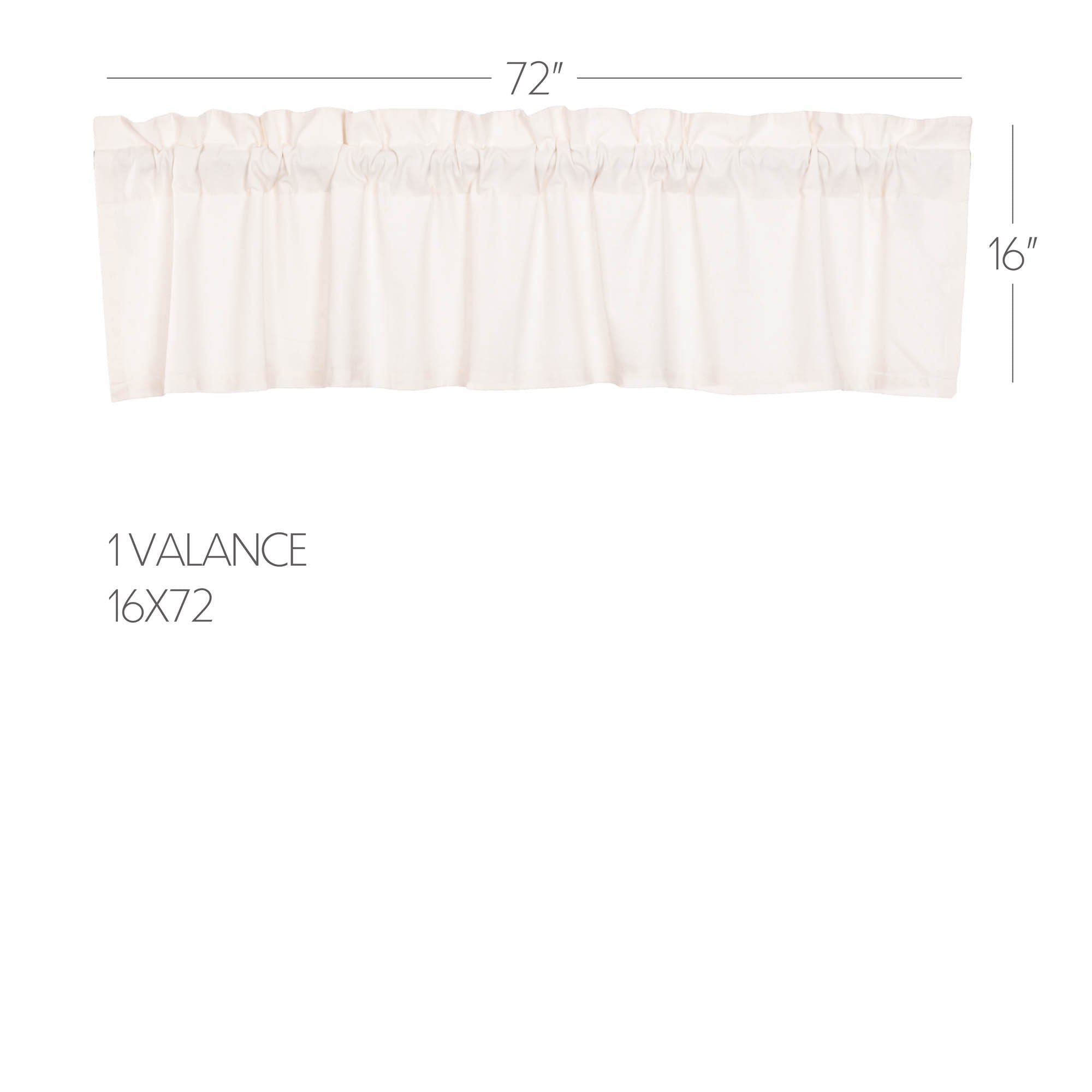 Simple Life Flax Natural Valance - Thumbnail 5