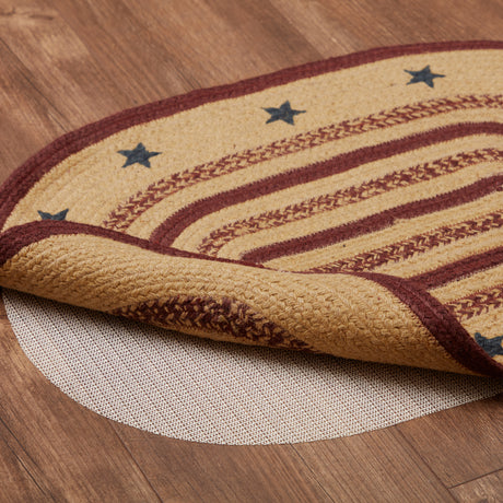 69486-Potomac-Jute-Rug-Oval-Stencil-Stars-w-Pad-20x30-image-3