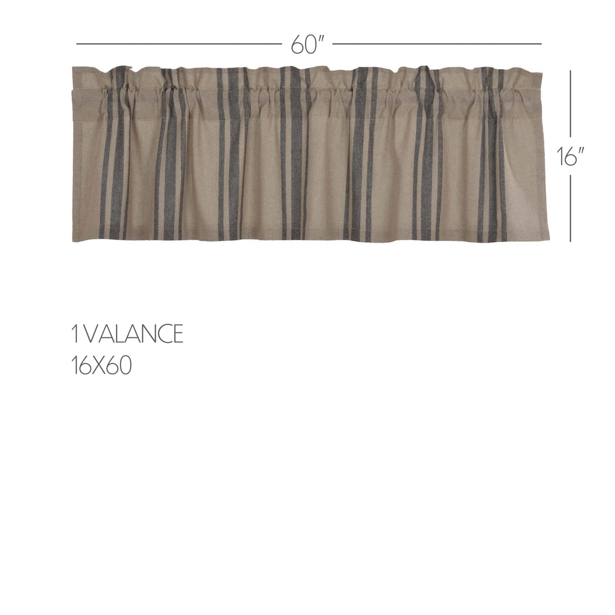 70113-Grain-Sack-Charcoal-Valance-16x60-image-2