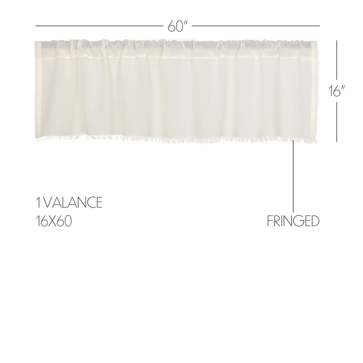 51390-Tobacco-Cloth-Antique-White-Valance-Fringed-16x60-image-1