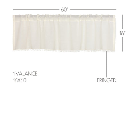 51390-Tobacco-Cloth-Antique-White-Valance-Fringed-16x60-image-1