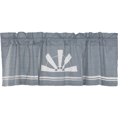 51923-Sawyer-Mill-Blue-Windmill-Valance-Pleated-20x60-image-6