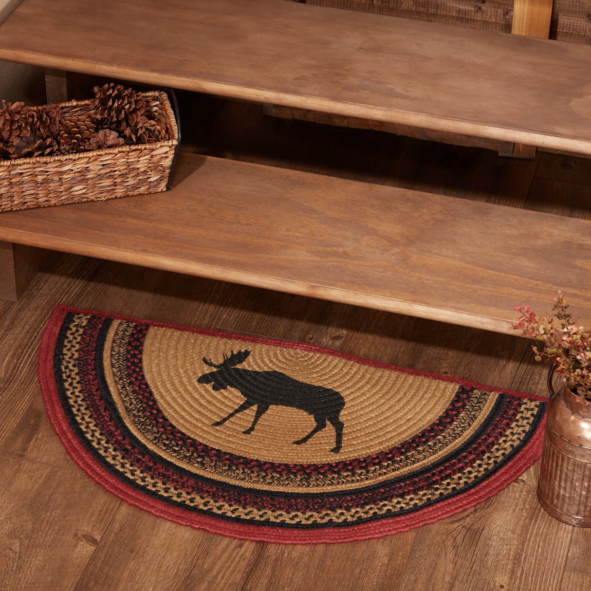 69410-Cumberland-Stenciled-Moose-Jute-Rug-Half-Circle-w-Pad-16.5x33-image-7