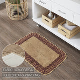 80268-Burlap-Natural-w-Burgundy-Check-Bathmat-20x30-image-2