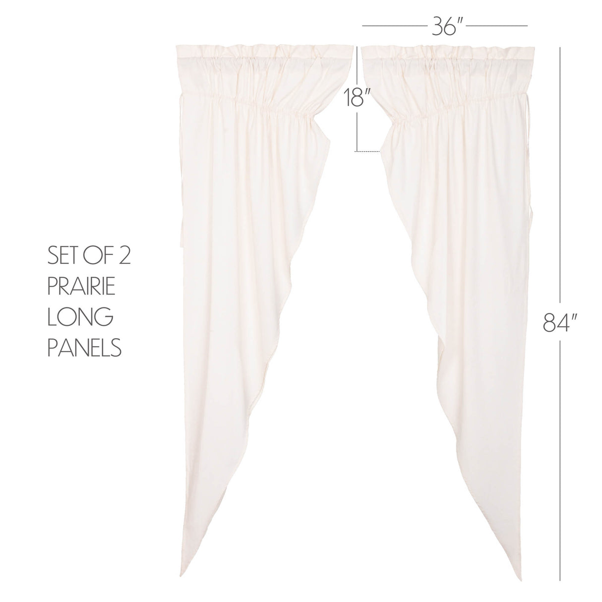 51368-Simple-Life-Flax-Antique-White-Prairie-Long-Panel-Set-of-2-84x36x18-image-1