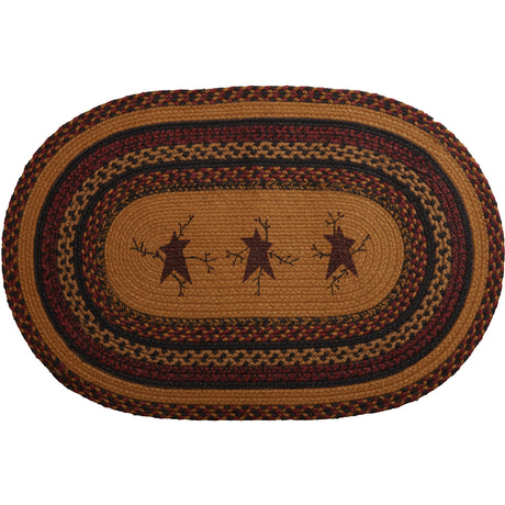 69446-Heritage-Farms-Star-and-Pip-Jute-Rug-Oval-w-Pad-20x30-image-3