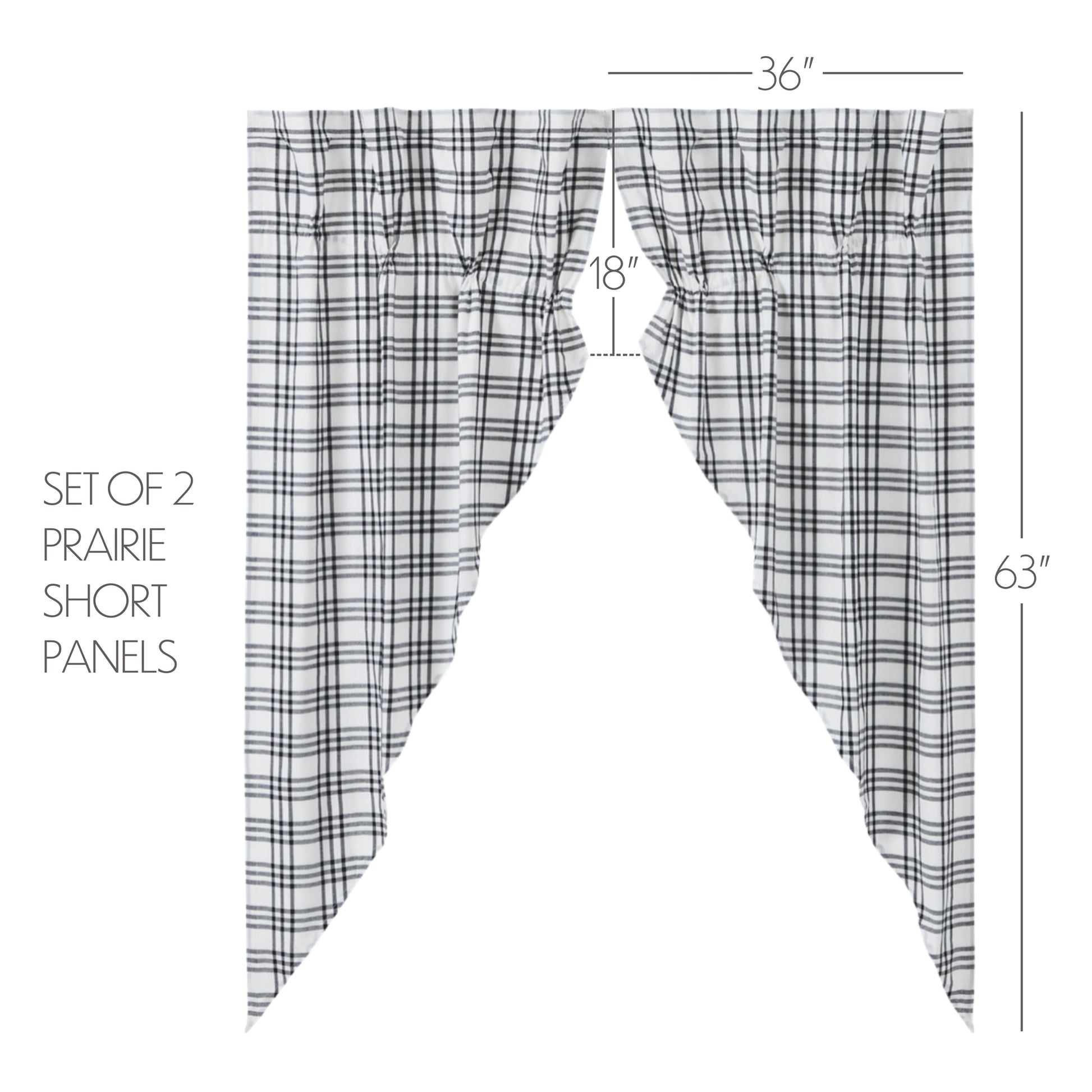 80470-Sawyer-Mill-Black-Plaid-Prairie-Short-Panel-Set-of-2-63x36x18-image-1