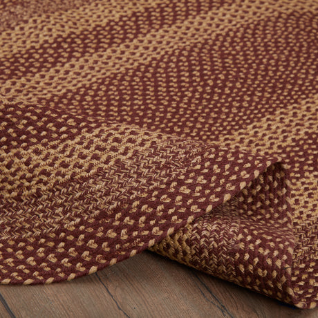 70591-Burgundy-Tan-Jute-Rug-Oval-w-Pad-36x60-image-9