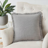 70055-Burlap-Dove-Grey-Pillow-w-Fringed-Ruffle-18x18-image-2