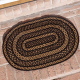 69428-Black-Tan-Jute-Rug-Oval-w-Pad-20x30-image-2