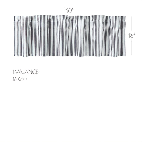 80490-Sawyer-Mill-Black-Ticking-Stripe-Valance-16x60-image-1