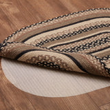 69394-Sawyer-Mill-Charcoal-Creme-Jute-Rug-Oval-w-Pad-20x30-image-2