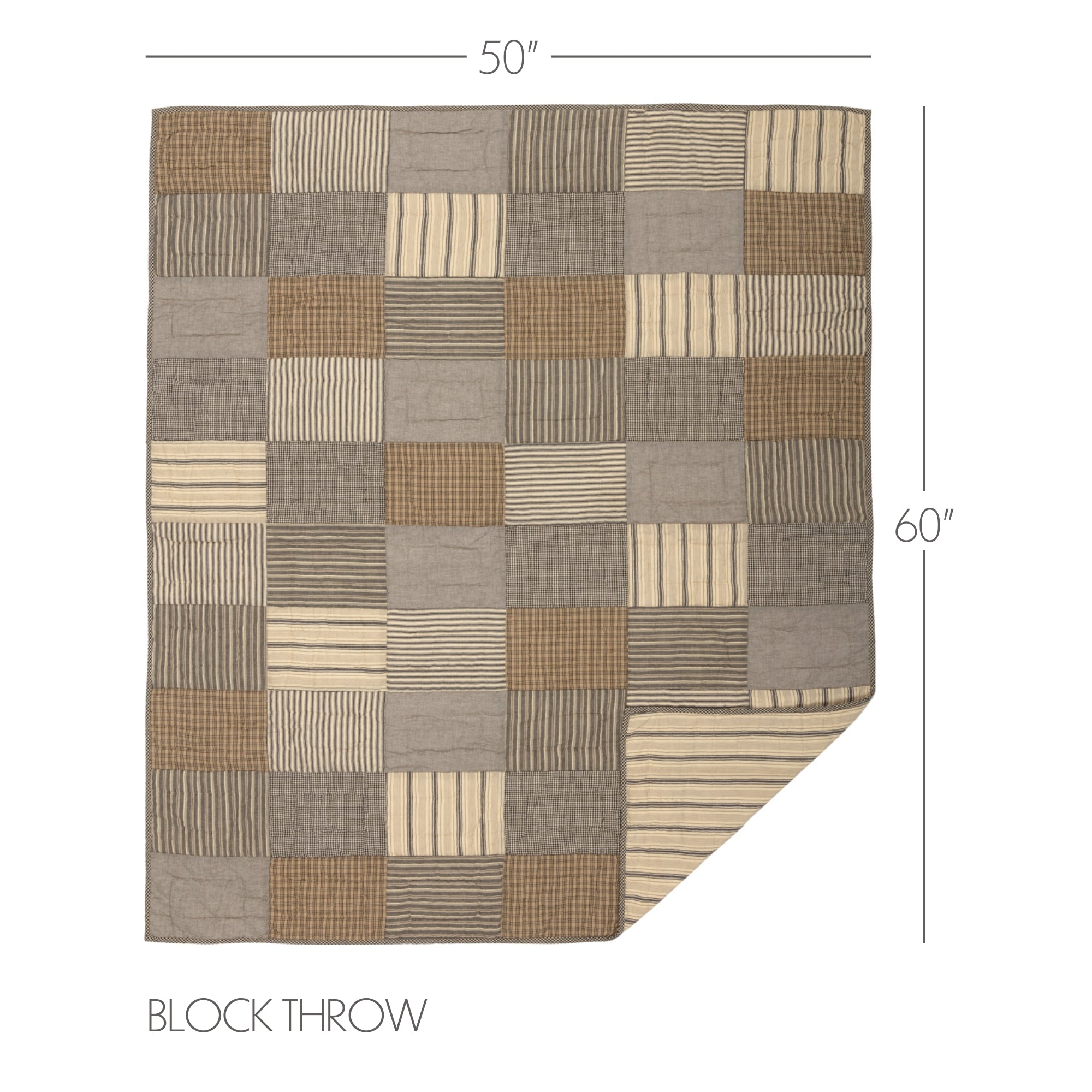 Sawyer Mill Block Throw – VHC Brands Home Decor