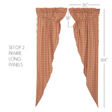 51339-Sawyer-Mill-Red-Plaid-Prairie-Long-Panel-Set-of-2-84x36x18-image-1