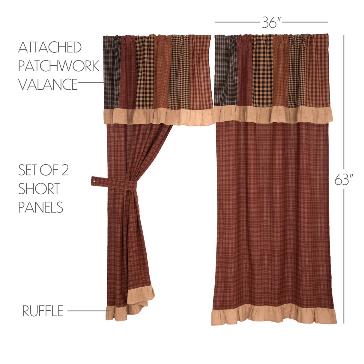 70169-Maisie-Short-Panel-with-Attached-Patch-Valance-Set-of-2-63x36-image-1