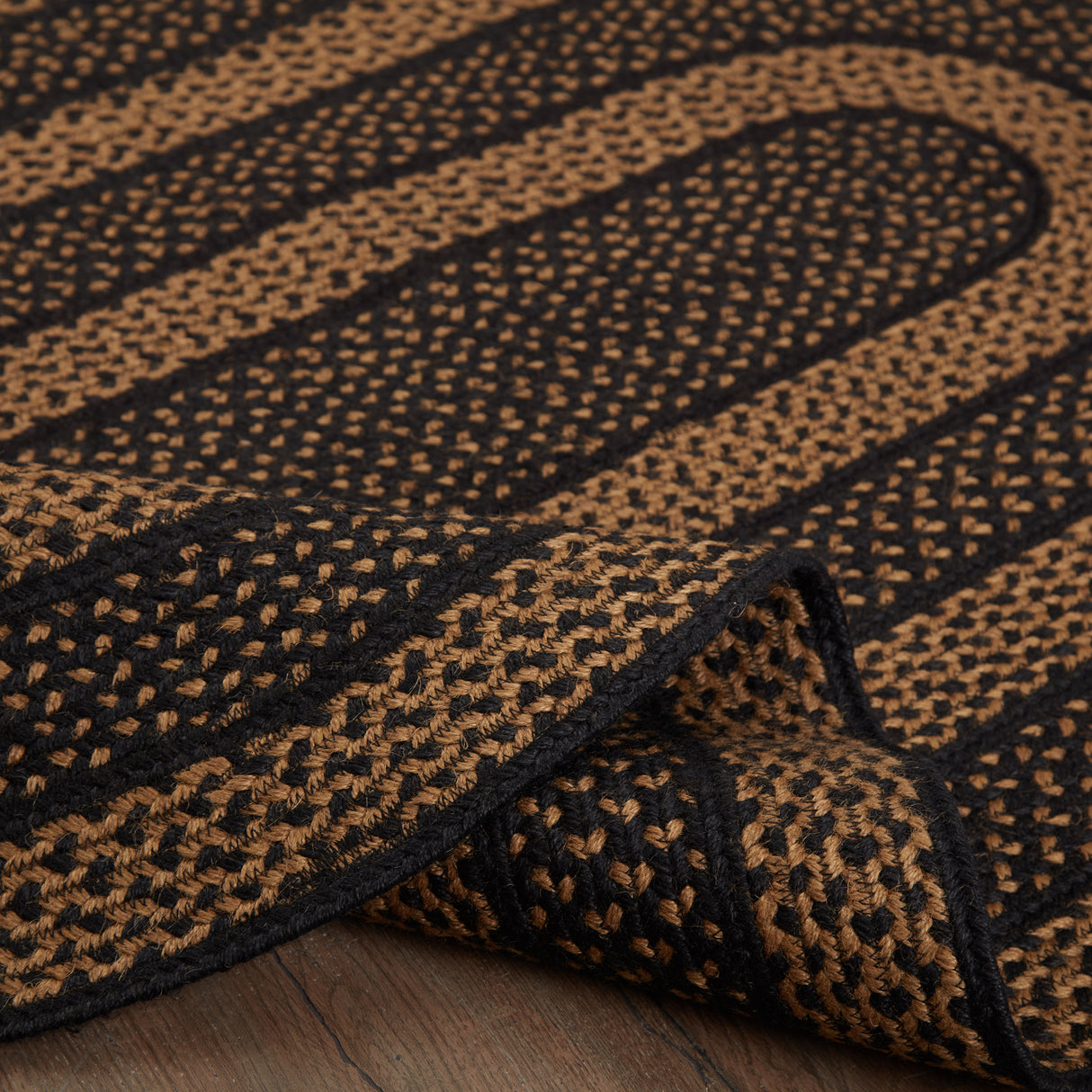 69463-Black-Tan-Jute-Rug-Oval-w-Pad-36x60-image-8