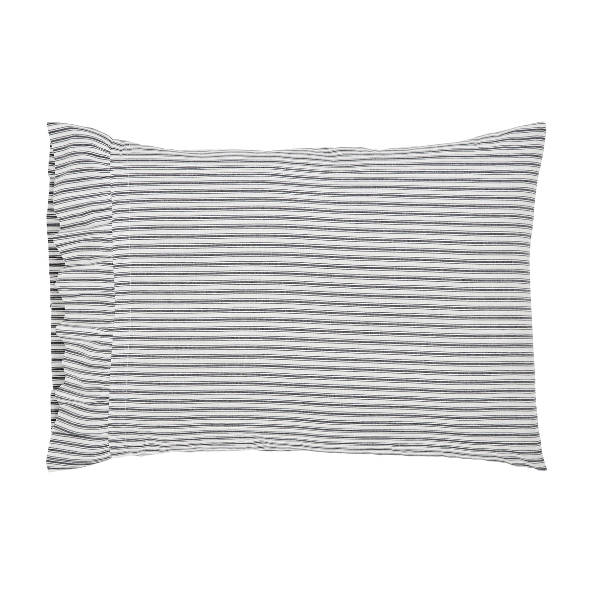 80458-Sawyer-Mill-Black-Ruffled-Ticking-Stripe-Standard-Pillow-Case-Set-of-2-21x26-4-image-2