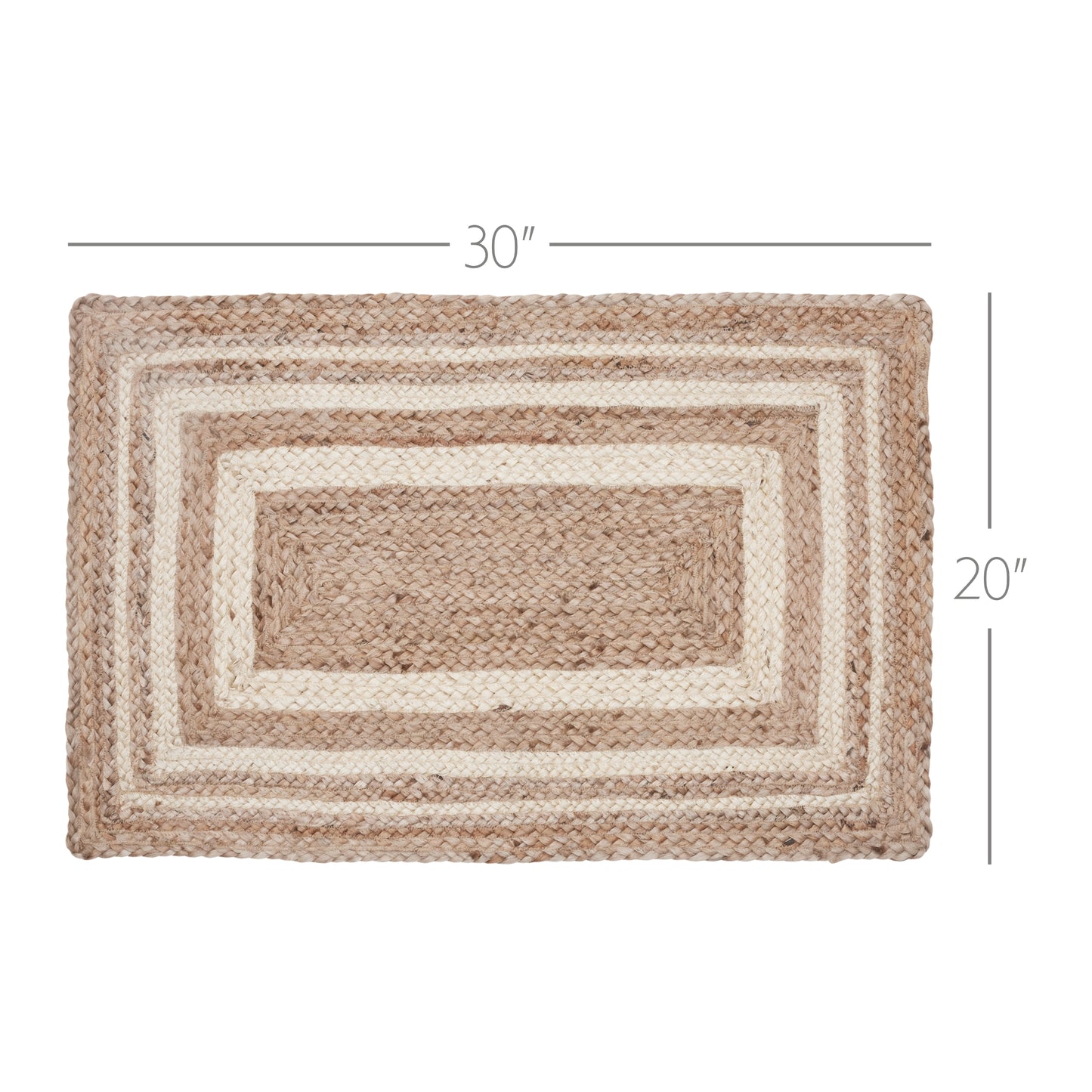 80374-Natural-Creme-Jute-Rug-Rect-w-Pad-20x30-image-1