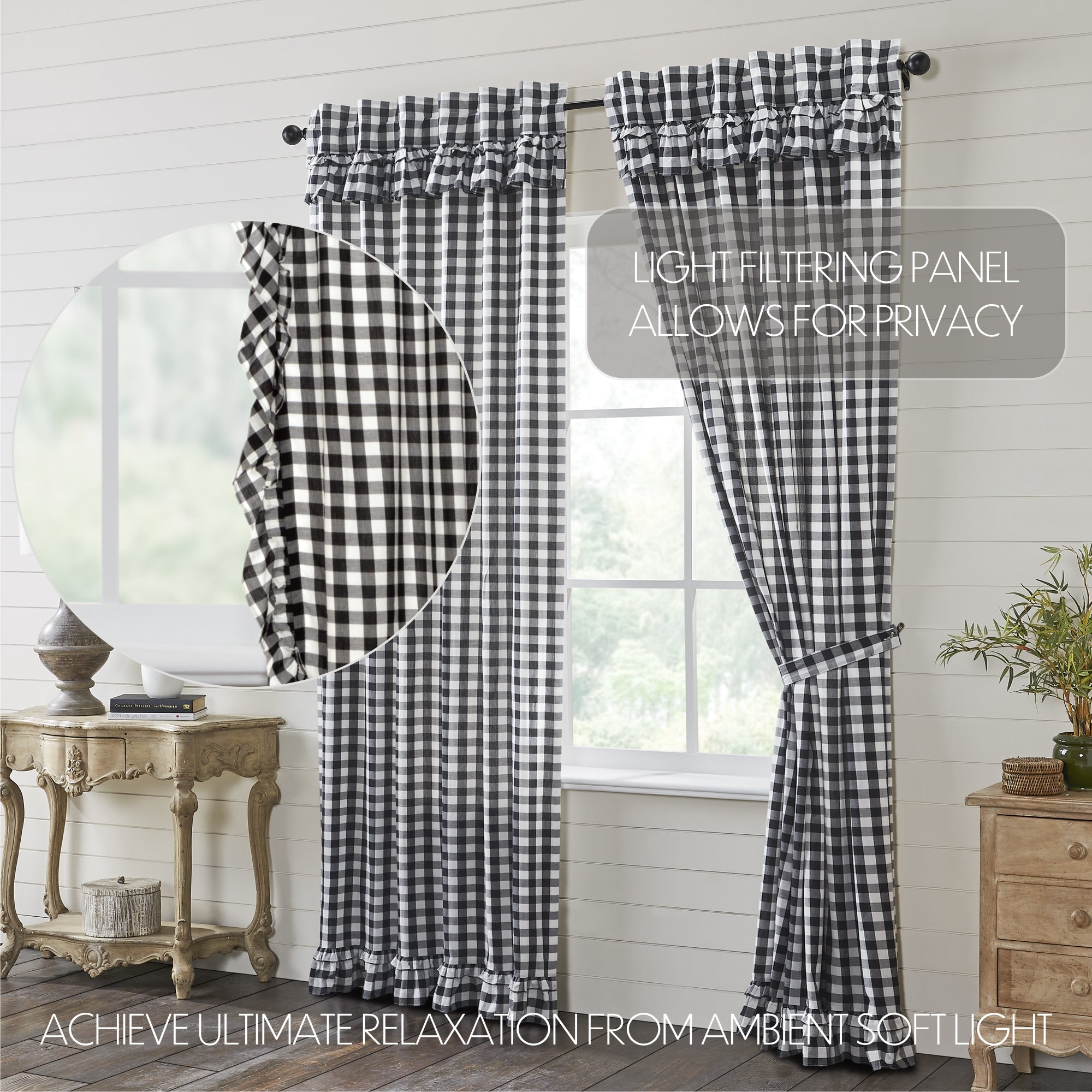 VHC Brands Annie Window Curtain - Thumbnail 2