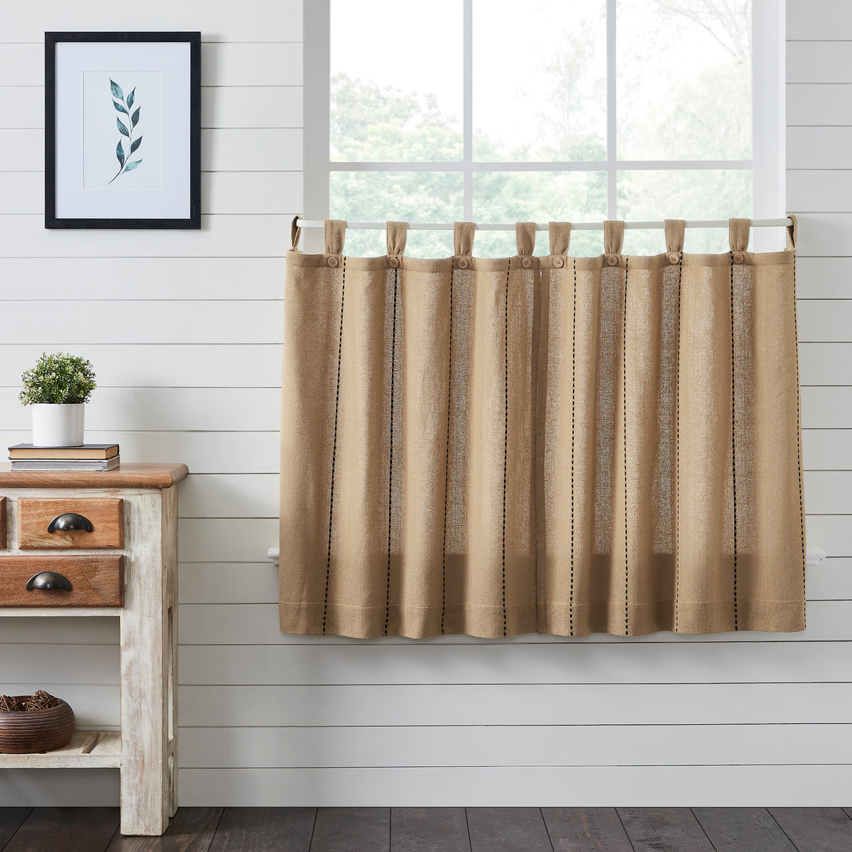 Primitive 63x36 Burlap Star Panel Pair Tan Rod Tie Window Curtains VHC Brands 840528102523 Primitive 63x36 Burlap Star Panel Pair Tan Rod Tie Window Curtains VHC Brands 840528102523