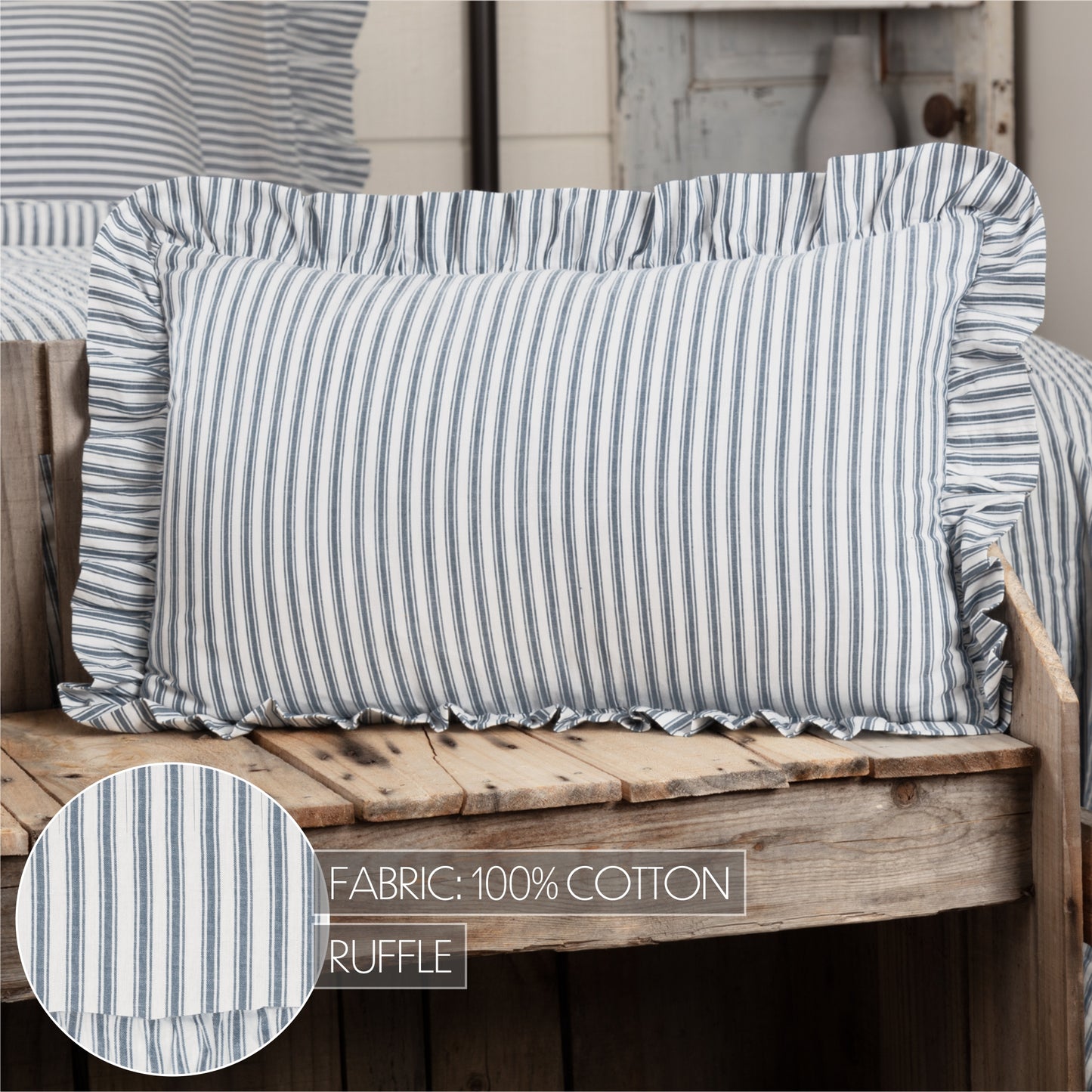 51270-Sawyer-Mill-Blue-Ticking-Stripe-Fabric-Pillow-14x22-image-2
