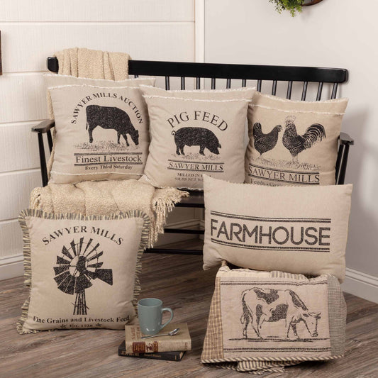 Decorative Throw Pillows - Farmhouse Country Primitive VHC Brands Donna  Sharp – Beth's Country Primitive Home Decor