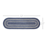 67082-Great-Falls-Blue-Jute-Rug-Runner-Oval-w-Pad-22x72-image-2