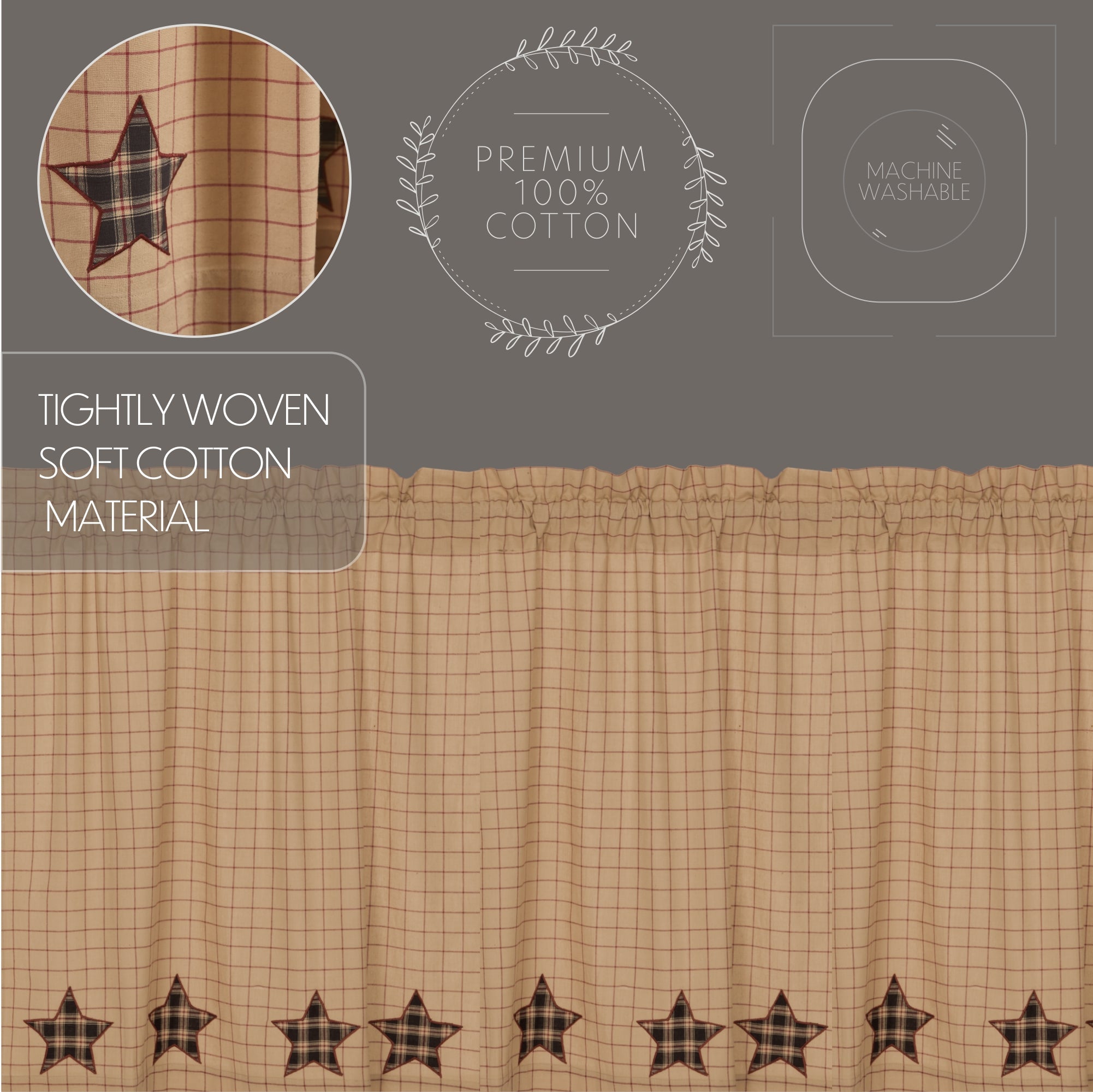VHC Brands Bingham Star Prairie Panel - Thumbnail 4