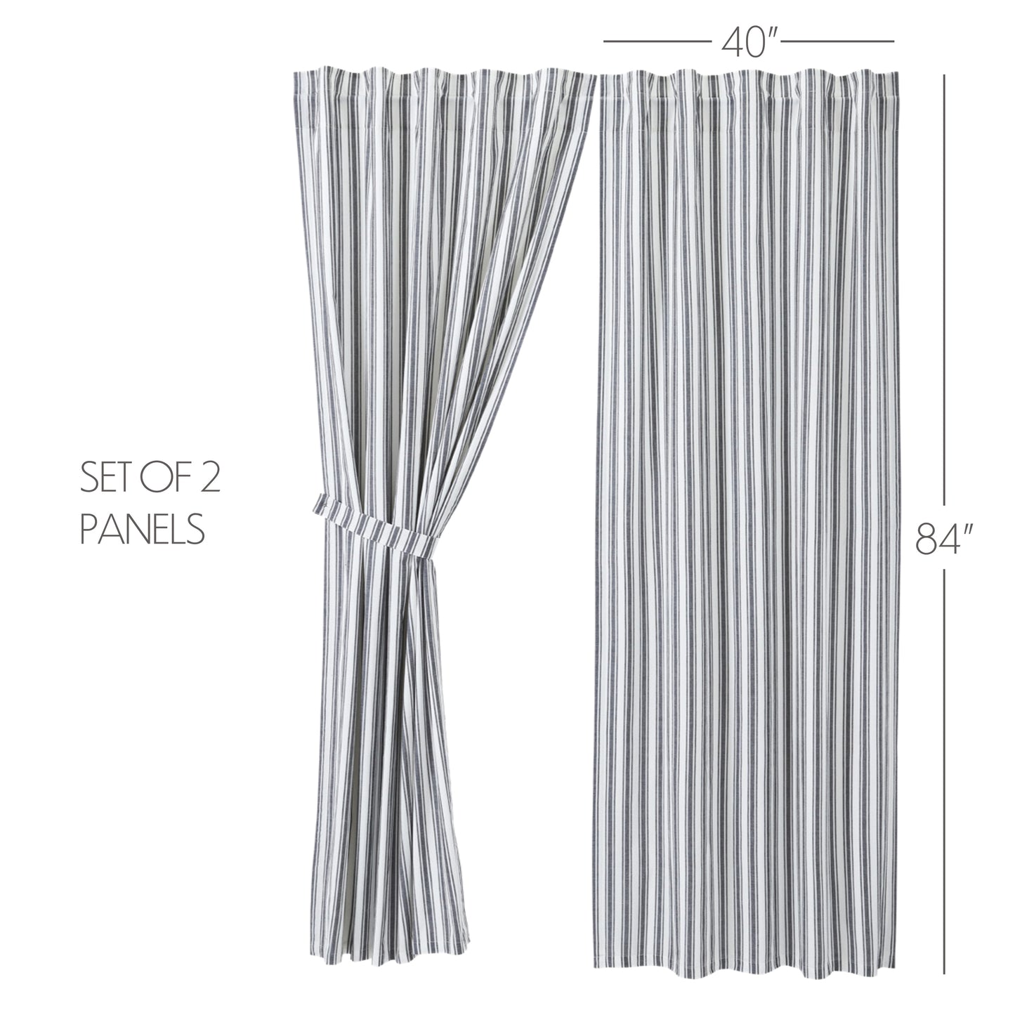 80480-Sawyer-Mill-Black-Ticking-Stripe-Panel-Set-of-2-84x40-image-3