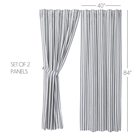 80480-Sawyer-Mill-Black-Ticking-Stripe-Panel-Set-of-2-84x40-image-3