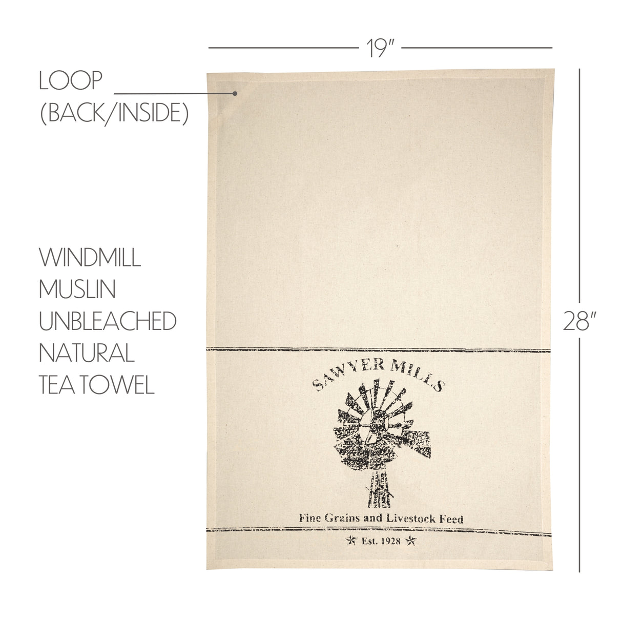 51314-Sawyer-Mill-Charcoal-Windmill-Muslin-Unbleached-Natural-Tea-Towel-19x28-image-2