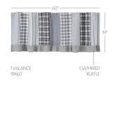 80463-Sawyer-Mill-Black-Patchwork-Valance-19x60-image-1