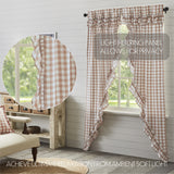 Annie Buffalo Check Ruffled Prairie Panel Set of 2