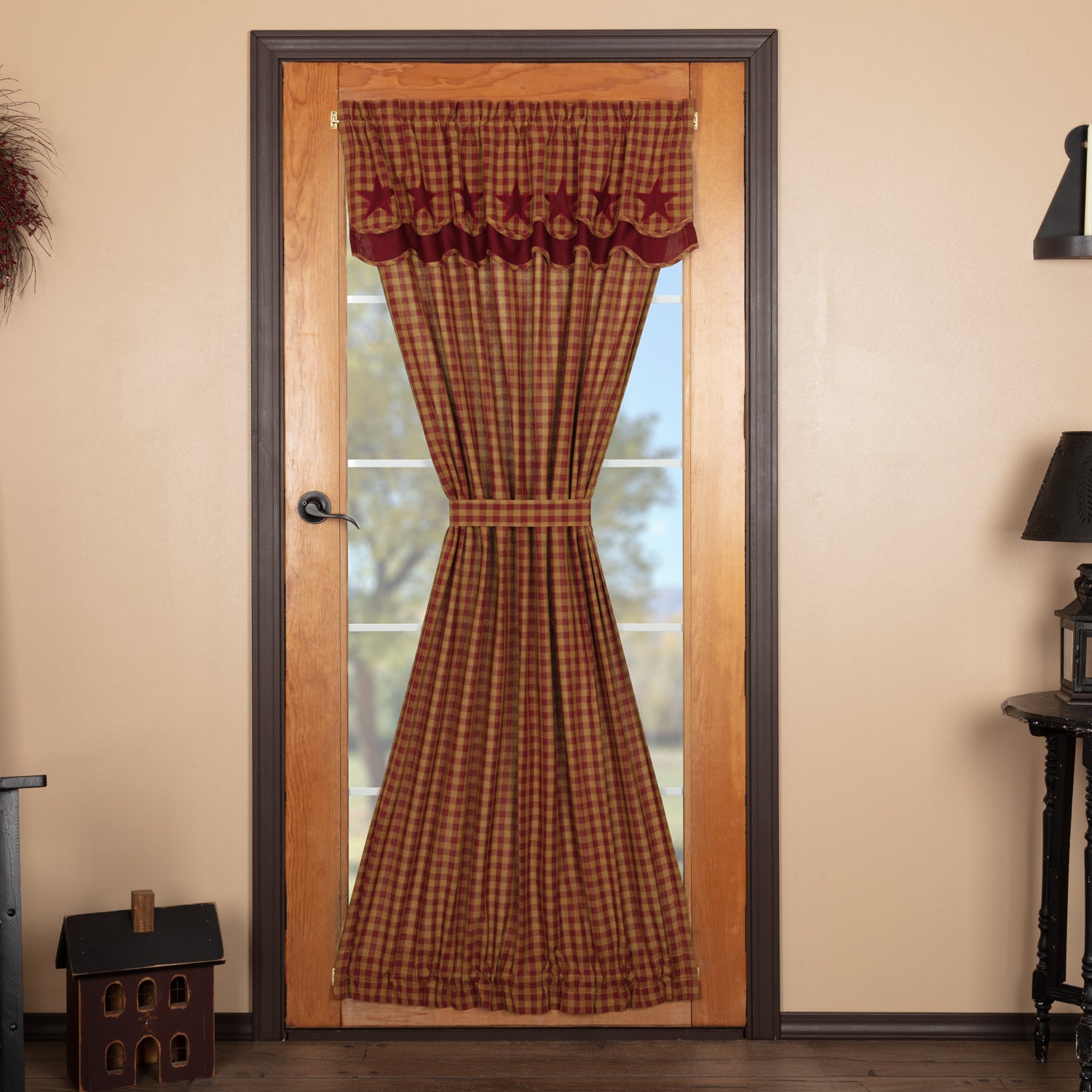 51153-Burgundy-Star-Door-Panel-with-Attached-Scalloped-Layered-Valance-72x40-image-4