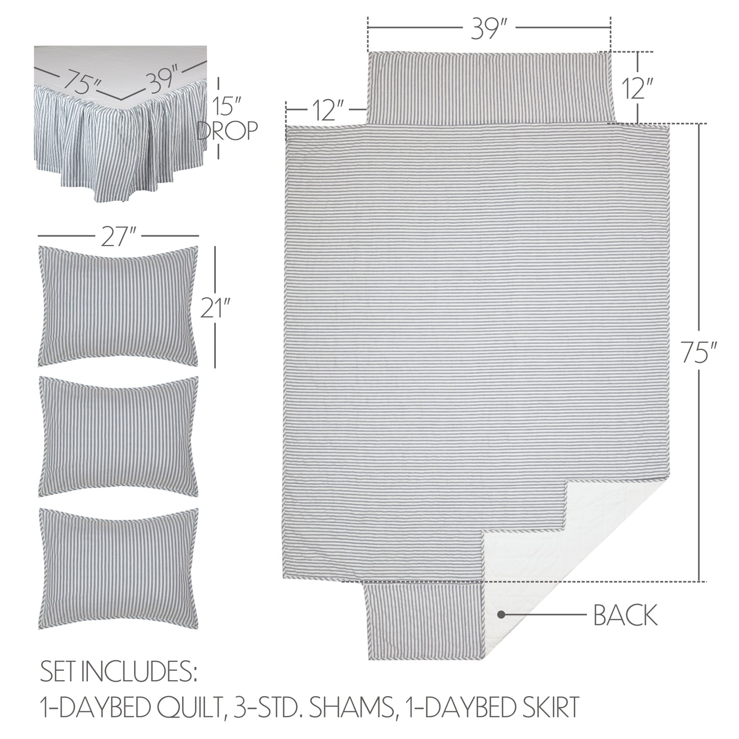 60151-Sawyer-Mill-Blue-Ticking-Stripe-5pc-Daybed-Quilt-Set-1-Quilt-1-Bed-Skirt-3-Standard-Shams-image-2