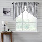 80484-Sawyer-Mill-Black-Ticking-Stripe-Prairie-Swag-Set-of-2-36x36x18-image-5