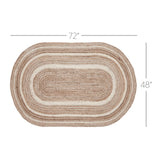 80372-Natural-Creme-Jute-Rug-Oval-w-Pad-48x72-image-1