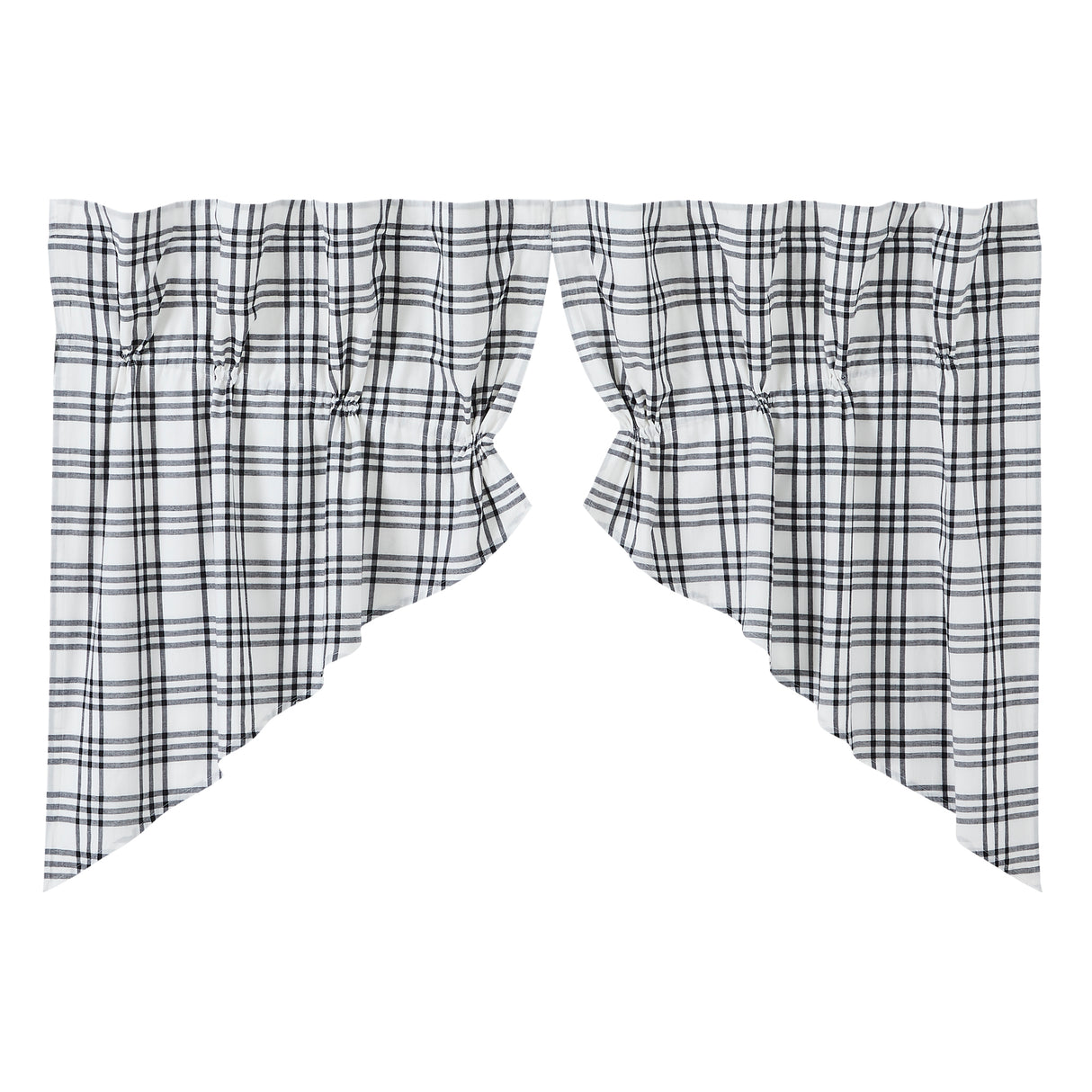 80471-Sawyer-Mill-Black-Plaid-Prairie-Swag-Set-of-2-36x36x18-image-1