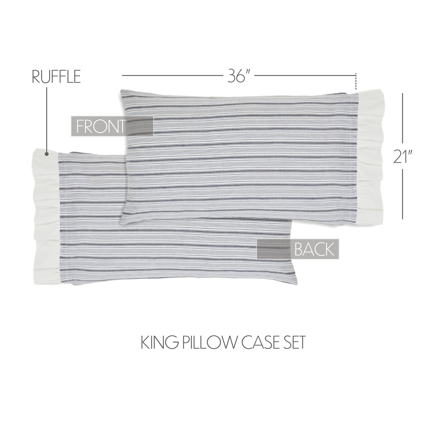 80445-Sawyer-Mill-Black-Ruffled-King-Pillow-Case-Set-of-2-21x36-4-image-2